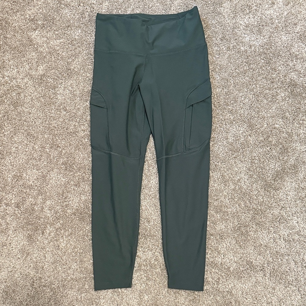 Old Navy Active High-Rise Leggings in Forest Green